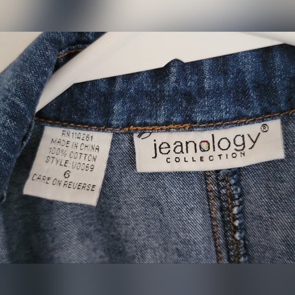 Womens Sz 6 Jeanology Vintage Western Denim Dress ZERO FLAWS 100% Cotton - Picture 5 of 16